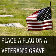 Place a Flag on a Veteran's Grave